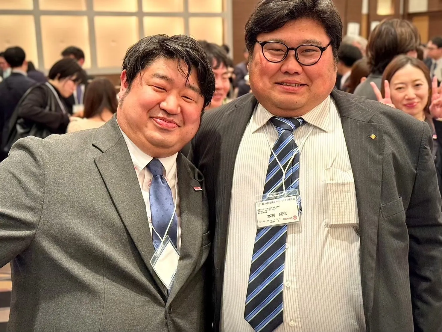 堀籠会長、、なんか心が通じ合ってました笑